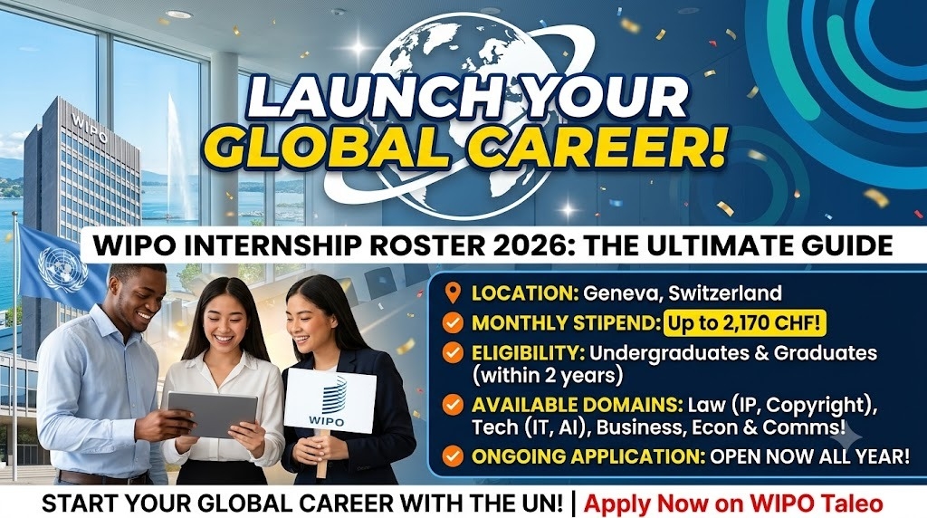 WIPO Internship Program: A Complete Guide for Students and Young Professionals